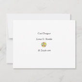 フラットサンキューシンパカード サンキューカード (裏面)