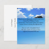 フラットサンキューシンパカード サンキューカード (正面/裏面)