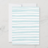 フラットサンキューベイビーシャワーカードイチゴ サンキューカード (裏面)