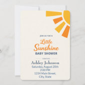 フラットサン ミニマルスタイル 招待状 (正面)