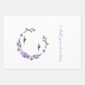 フラットシート ラッピングペーパーシート (正面)