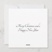 フラットスクエアクリスマスカード シーズンカード (裏面)