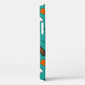 フラットスタイルハロウィーンターコイズパターン。 Case-Mate iPhoneケース (裏面 / 右)