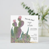 フラットセーブザデートカード サンキューカード (スタンド正面)