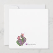 フラットセーブザデートカード サンキューカード (裏面)