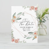 フラットセーブザデートカード セーブザデート (スタンド正面)