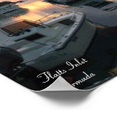 フラットツインレット – バミューダ ポスター (角)