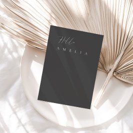 フラットテモダン空白のーブルゲスト座席表