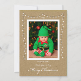 フラットディアフォトクリスマスカード シーズンカード