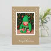 フラットディアフォトクリスマスカード シーズンカード (スタンド正面)