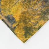 フラットトップの秋の色 |ルートナショナルフォレスト フリースブランケット (角)