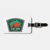 フラットトップスウィルダネスコロラドキャンピング ラゲッジタグ (正面横)