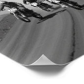 フラットトラックレース ポスター (角)