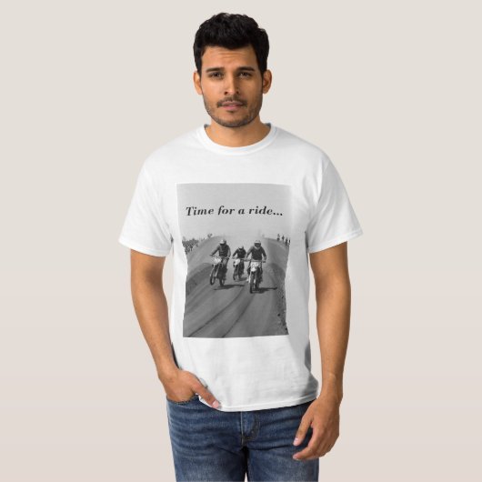 フラットトラックレース Tシャツ (正面フル)