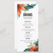 フラットドリンクスメニューハイビスカスセレナーデパラダイス メニュー (正面/裏面)