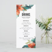 フラットドリンクスメニューハイビスカスセレナーデパラダイス メニュー (スタンド正面)