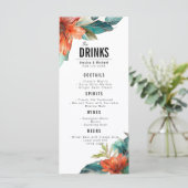 フラットドリンクスメニューハイビスカスセレナーデパラダイス メニュー (スタンド正面)