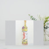 フラットノテカードファンシー油 便箋 (スタンド正面)