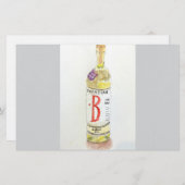 フラットノテカードファンシー油 便箋 (正面/裏面)