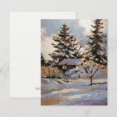 フラットノートカモダンード サンキューカード (正面/裏面)