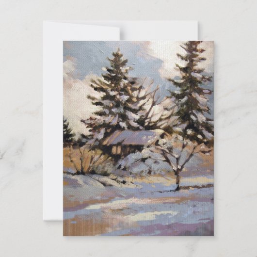 フラットノートカモダンード サンキューカード (正面)