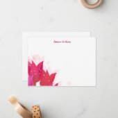 フラットノートカードチューリップ ノートカード (正面/裏面インサイチュ)