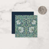 フラットノートカード:ウィリアム・モリス：イヌ ノートカード (正面/裏面インサイチュ)