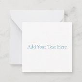 フラットノートカード：ウィリアム・モリス：マリゴルド ノートカード (裏面)