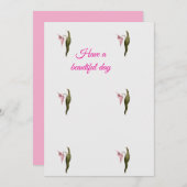 フラットノートカード セーブザデート (正面/裏面)