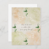 フラットノートカード ノートカード (正面/裏面)