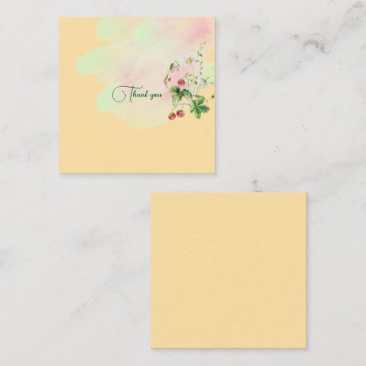 フラットノートカード ノートカード (正面/裏面)