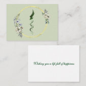 フラットノートカード ノートカード (正面/裏面)