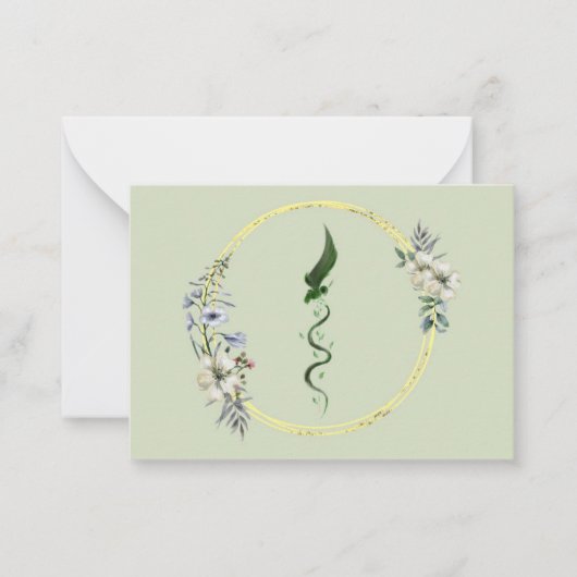 フラットノートカード ノートカード (正面)