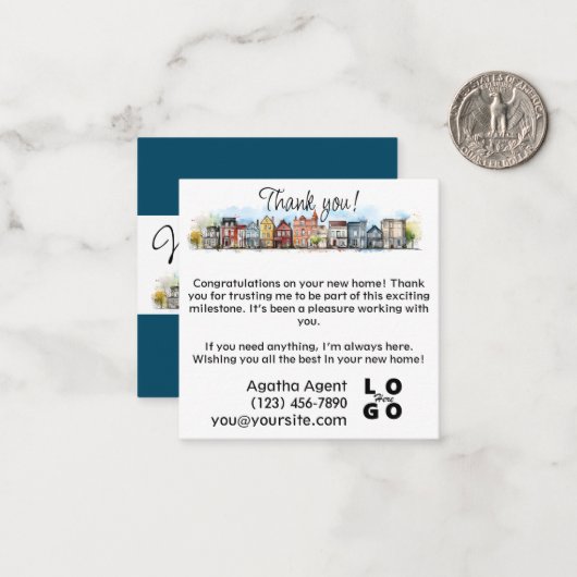 フラットノートカード ノートカード (正面/裏面インサイチュ)