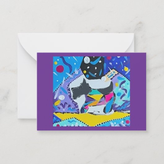 フラットノートカード ノートカード (正面)