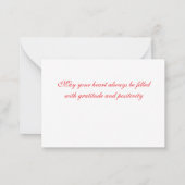 フラットノートカード ノートカード (裏面)