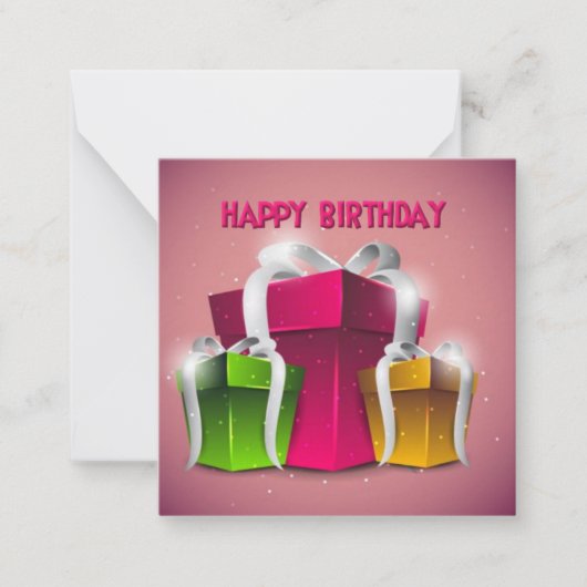 フラットノートカード ノートカード (正面)