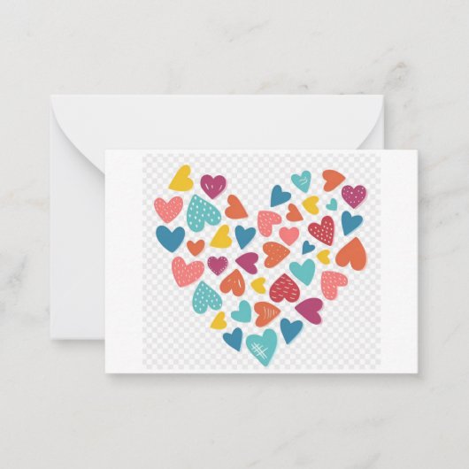 フラットノートカード ノートカード (正面)