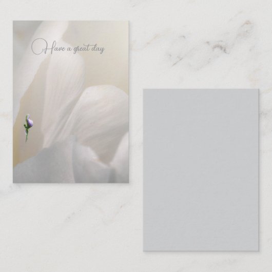 フラットノートカード ノートカード (正面/裏面)