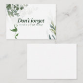 フラットノートカード ノートカード (正面/裏面)