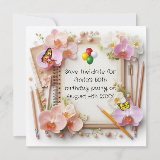 フラットノートカード ノートカード (正面)