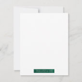 フラットノートカード ノートカード (裏面)