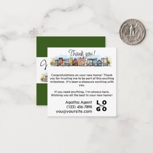 フラットノートカード ノートカード (正面/裏面インサイチュ)