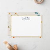 フラットノートカード ノートカード (正面/裏面インサイチュ)