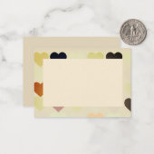 フラットノートカード(ハート付) ノートカード (正面/裏面インサイチュ)