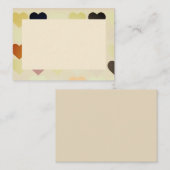 フラットノートカード(ハート付) ノートカード (正面/裏面)