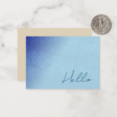 フラットノートカード(ハート付) ノートカード (正面/裏面インサイチュ)