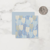 フラットノートカード:フローラ絵を描手 ノートカード (正面/裏面インサイチュ)