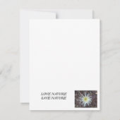 フラットノートカード(自然美しい付) ノートカード (裏面)