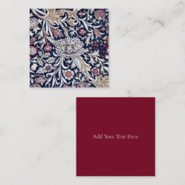 フラットノートカード： WILLIAM MORRIS : TRENT ノートカード